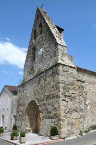 L'église de Moncrabeau